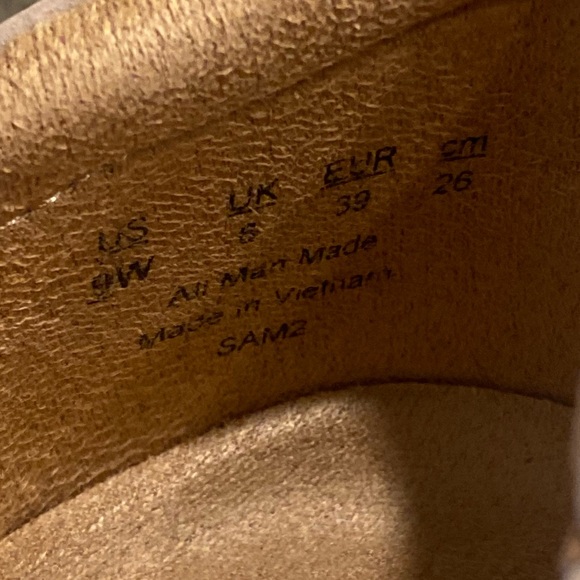 *SOLD* Not for sale Naturalizer Sand Drift Sam2 Perforated Wedge Women’s Size 9 - Picture 6 of 7